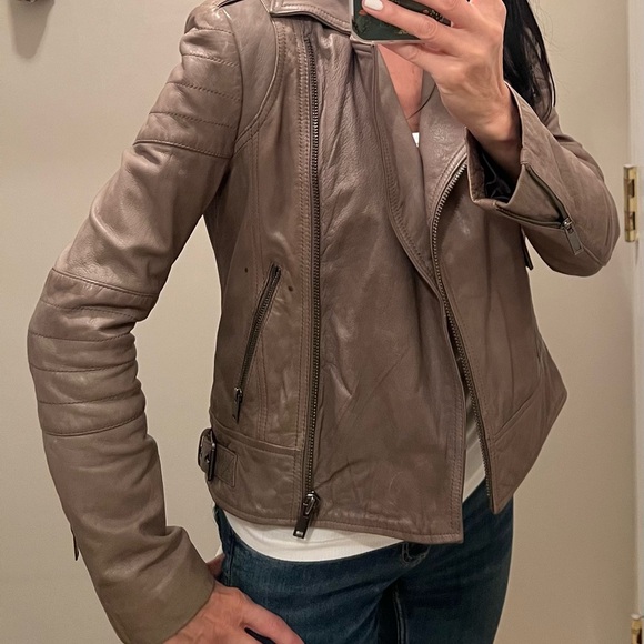 Leather Moto Style Jacket - Picture 2 of 5